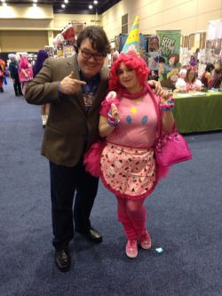 Gigigachi:  Kevinbolk:  Most Adorable Pinkie Pie At Zenkaikon Was Most Adorable.