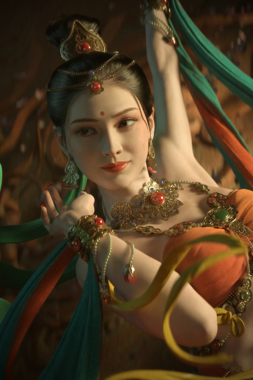 胡旋鸣沙 By Qi Sheng Luo 