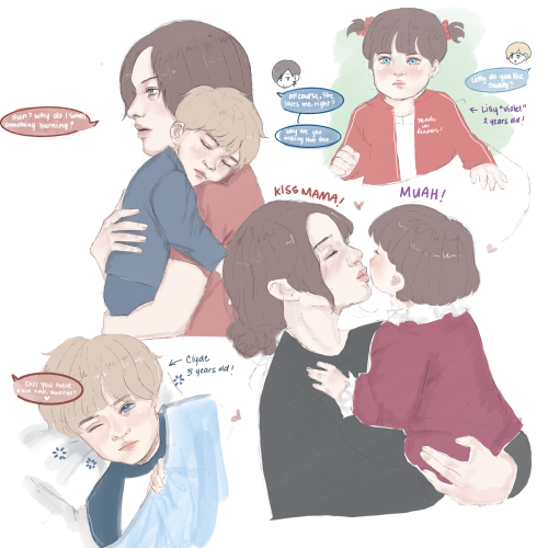 Mama Claire And Papa Leon Doodles!!