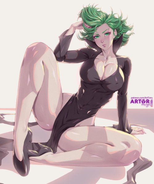 fantasy-scifi-art:  Fanart Tatsumaki by ARTOR