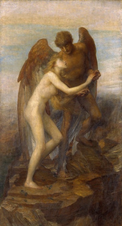 pre-raphaelisme: Love and Life by George Frederic Watts, 1884-1885.