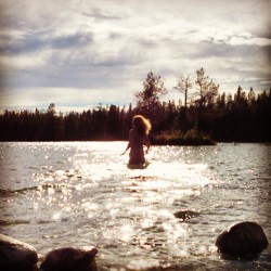 naturalswimmingspirit:  1. september og sommeren er over sies det. Ikke på Kroktjønna. Var virkelig deilig med et bad. :-)