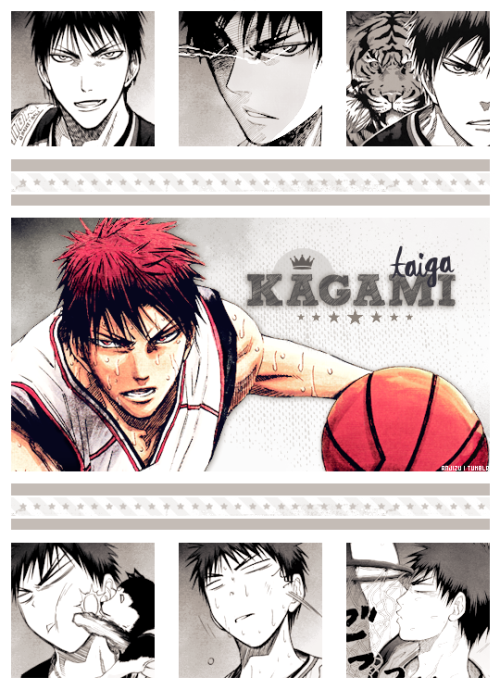 anjizu:Kagami Taiga ⌈ 火神 大我 ⌋ Seirin エース Ace↪ “This is our show. We’re the ones who are writing the 