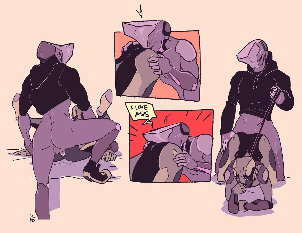 masterbotspank:two sets of Alt having fun for my good pal @steelagainstskin