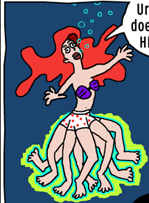 charlesoberonn: tredlocity: Emmy Cicierega’s Ariel vs Neil Cicierega’s Ariel These two creators were