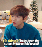 sefuns:Baby Hyun being adorbs // 161203 SM Super Celeb League