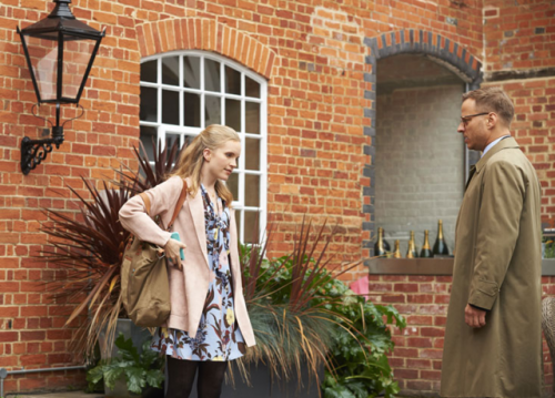 tamzinmerchantdaily: New photos of Tamzin Merchant and Tom Wlaschiha in “Thanks for the memori