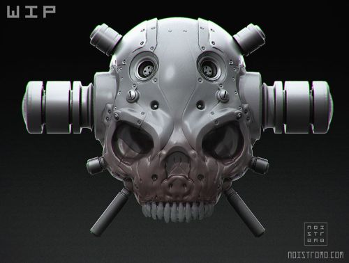 3D art by noistromo.More skulls here.