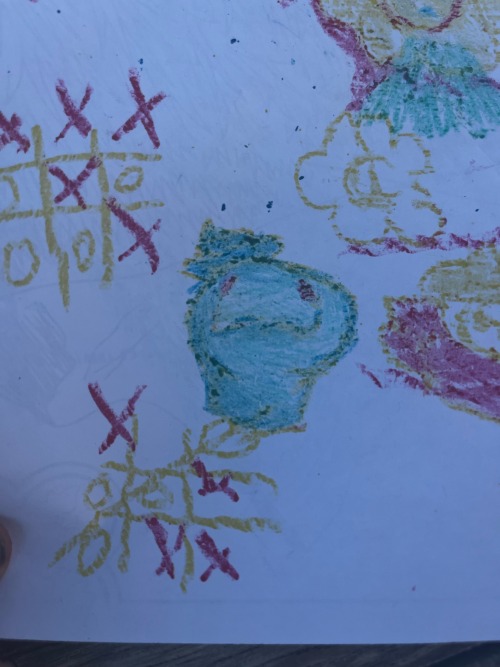 Followed My Family To Vacationand Drew Some Of The Boys With My Nephew! Mr. Smith Looks Oddly Realistic