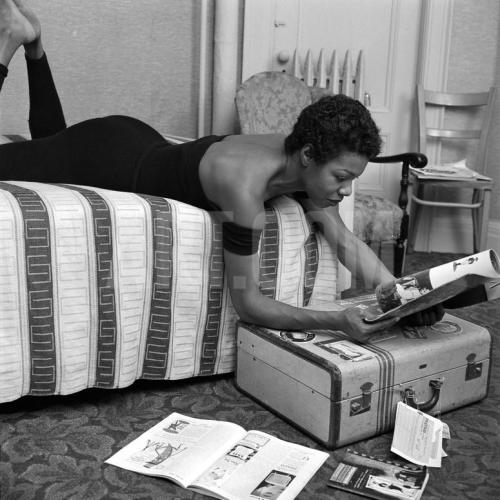 blackhistoryalbum:   MAYA ANGELOU, STYLE ICON | 1958Maya Angelou at New York’s Village Vanguard in the late 1950s.   Photo by G. Marshall Wilson. Black History Album: The Way We Were. 100 Years of African American Vintage  Photography from the end of