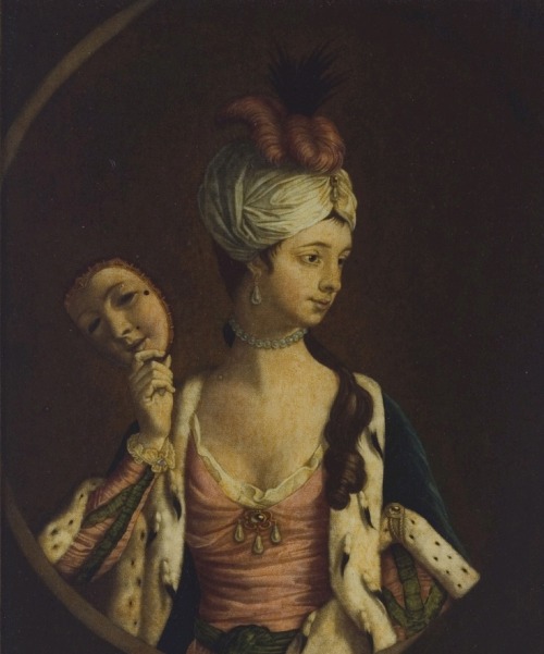&ldquo;The Beauty Unmasked&rdquo; by Henry Morland, 1770