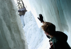 sam-winchester-not-sven:Was shooting a 2 layered stop motion the other day with carry-on-wayward-fallen-angel at Minnehaha falls, it was beautiful! I’ll post the 2 layered stop motion when I am done editing it 