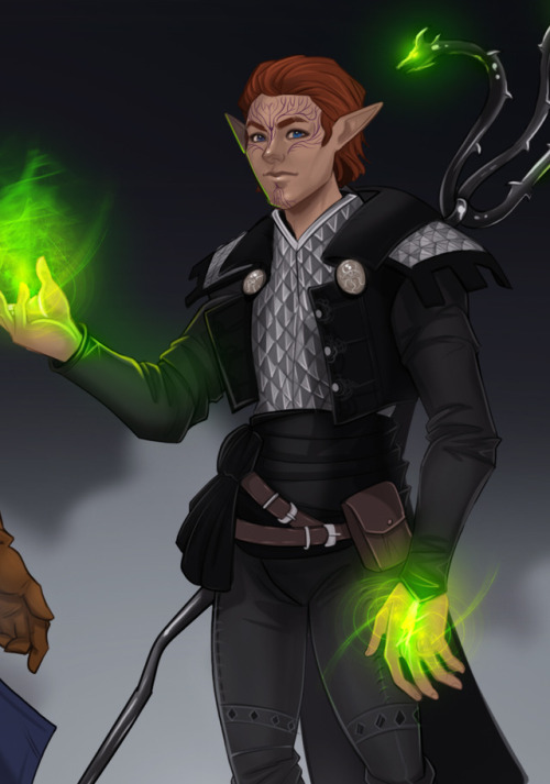 noctuaalba:Garrett // Gwydion // Mabonmage trifecta for @andrew-blackthorn! <3
