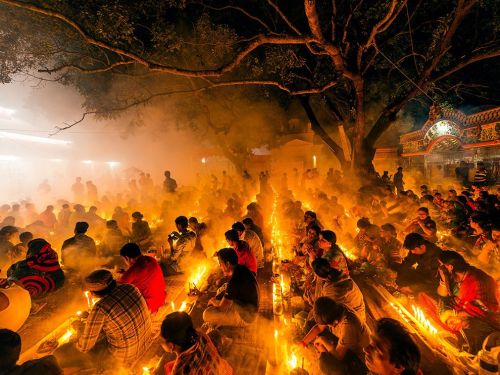 Rakher Upobash, a Hindu fasting festival, in Bangladesh shot by Syed Hassan 
