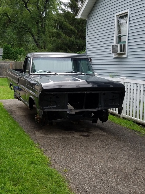 “just wanted to share my 69 ford 250 , 390 bored and stroked. 10 second truck , I hope !!!“ I 