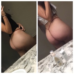 kidslutti-:  Same panties, 2 years and thousands of squats difference