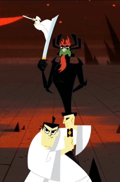 fearful-queerful:Anyway here’s a picture of a foolish samurai warrior wielding a shapeshifting maste