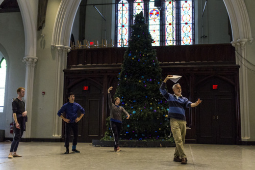 Photos from a rehearsal for José Mateo Ballet Theatre’s production of The Nutcracker at Harvar