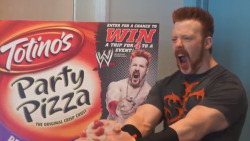 champsvenom:  Sheamus on the cover on pizza rolls. :) theyre both delicious!