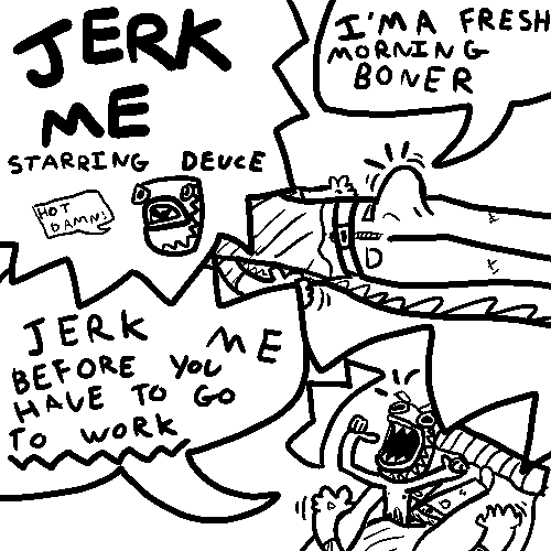8bitstickmod:Jerkcity #83Tried my hand at a jerkcity HDThis is why i don’t draw