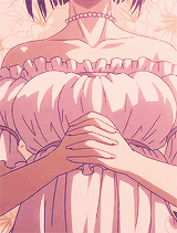 You know… These white flowers… and plain clothes do not suit you at all. What