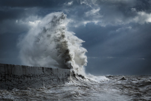 itscolossal:Mythical Creatures and Greek Gods Leap From Waves Captured off the South Coast of Englan