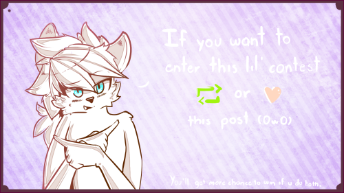 ask-jenn:  PLEASE READ DESCRIPTION: For the ones who doesn’t have a Fursona you can also use your ponysona, any of those 2 count ^^! This contest involve both furry and brony community, if any of the participants wins, I’ll send a message notifying