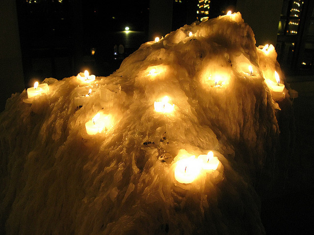 gothnrollx:  melting candles by Andrew Huff on Flickr.