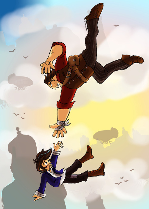 codynaomiswireart:Tangled: The Series / Bioshock Infinite CrossoverSOME SPOILERS AHEAD FOR BOTH Tang