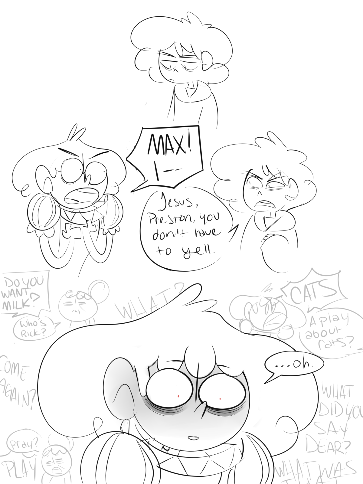 lookhereiam:  @gogetsomesnacks said “What if the reason Preston is so loud all