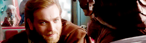 captainsrey:Obi-Wan + smile  - for @obiwanjedi
