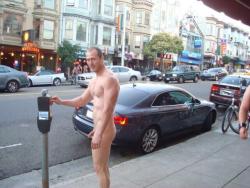 benudenfree:naked walk in the city  :)  