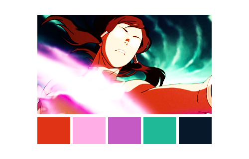 missazula:  Korra in A New Spiritual Age + color palettes