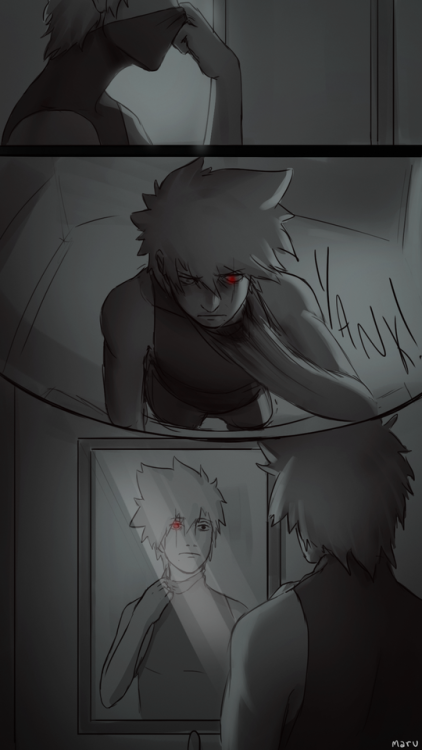 lynxdezessete: I just wanted to play with that idea that maybe… because Kakashi was so young 