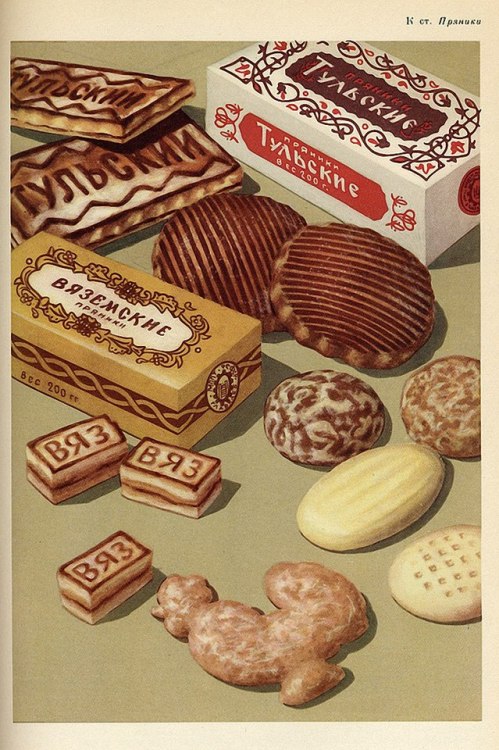 sovietpostcards: Soviet ready-made confectioneries. Most of these are widely produced to this day.&n