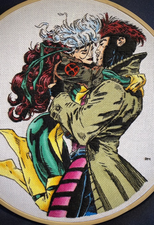 based on the cover of X-Men #24 (1993) by Andy Kubert and Matthew RyanRogue and Gambit Invented Roma