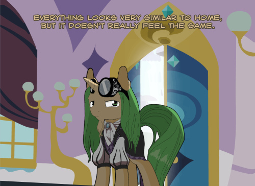 ask-omegacoder:All the myriad ways. (And what’s with Jet Set photobombing Princess Celestia?) We Repair Ponies #185Gasp! =o