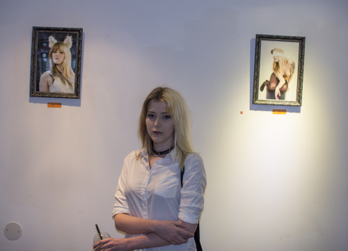 Me and Crysthalia at the art scene Gallery porn pictures