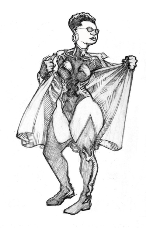 slbtumblng:  horade:  charactersofcolour:  Rosalyn Rosalyn was a voluptuous beauty and a member of the superhero movement called ‘Tribe’. Blindspot recalled that he met her by chance on the street. He stumbled for words hoping compliments would
