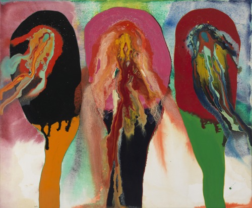 hipinuff:Motonaga Sadamasa (Japanese: 1922-2011), Untitled, 1965. Oil paint and synthetic resin