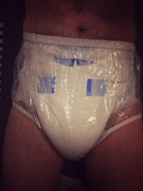 It’s gonna be long day, double diaper and chastity. Shall I go with or without plastic pants?