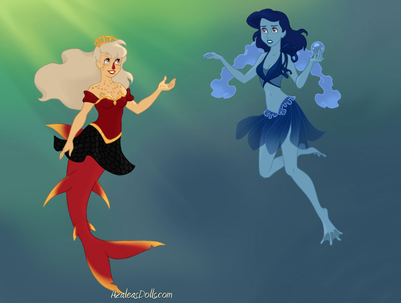 Mermaid-Scene-by-AzaleasDolls crystal gems