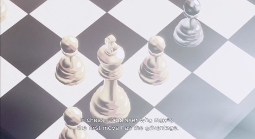 (Spoilers ahead) (Please read Killer Is Chess: BLACK SIDE before this one: http://globegander.tumblr.com/post/59854327305/killer-is-chess-chess-motifs-in-killer-is-dead-black) The Gold Side   Though the chess pieces that represent them and the armor that