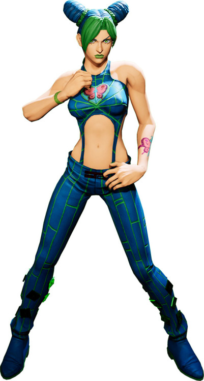 JOJO Jolyne figure shape pose dl by ore1233 on DeviantArt