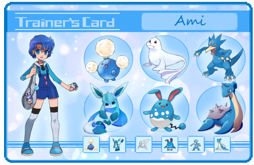 earthguardianmamoru: - Makoto, Rei, Ami and Usagi Pokemon Trainer CardsMakoto done!  Fourth in 
