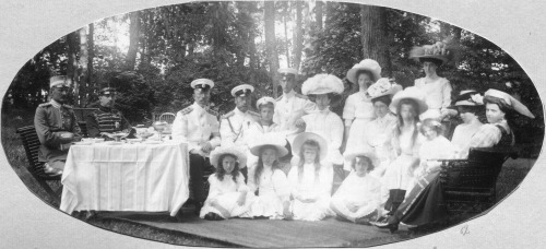 15th June 1909 part ½ Photo 1 [seated, from left to right]: Prince Carl of Sweden, Prince Gus