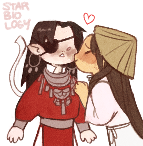 starbiology: tiny kisses for the ghost king