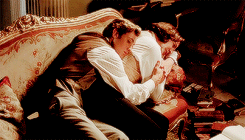 weloveperioddrama:The love that dare not speak its name.Oscar Wilde and Alfred ‘Bosie’ Douglas in Wi