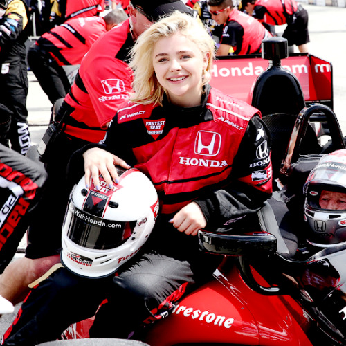 Chloë Moretz at the IndyCar 2017 Toyota Grand Prix Long Beach, Los Angeles April 9, 2017