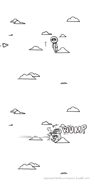 icecreamsandwichcomics: …and watch out for those birds.
